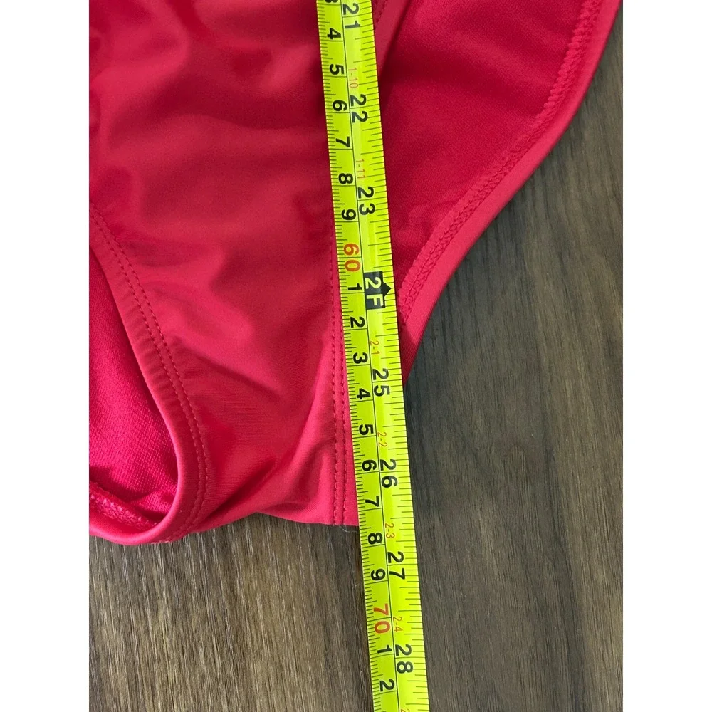 Cherry Crush Ruchedt One-Piece🍒 Womens Small Swimsuit - Picture 7 of 8